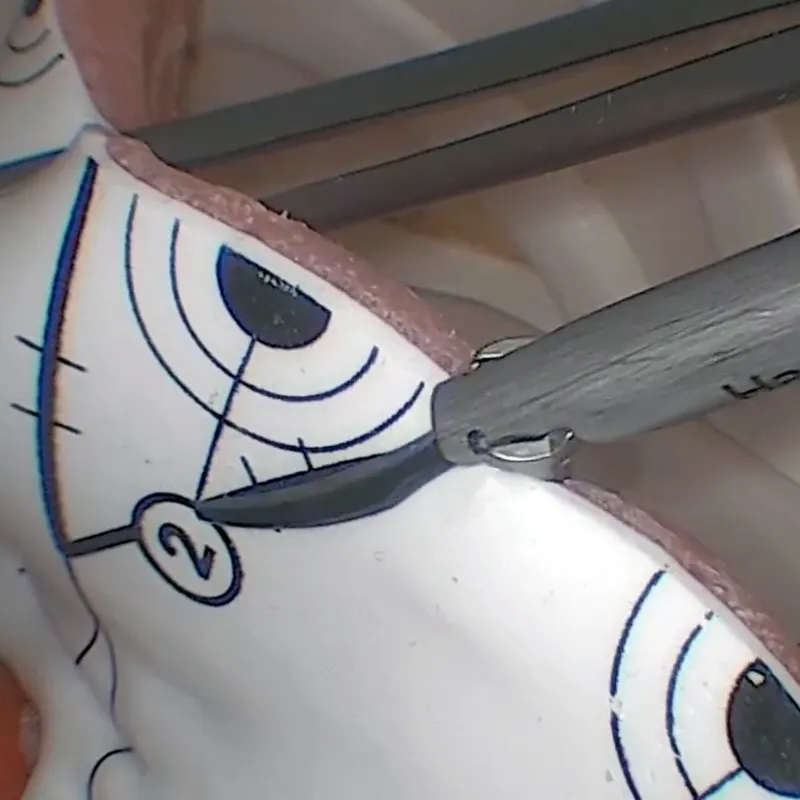 Perfectly aligned blade